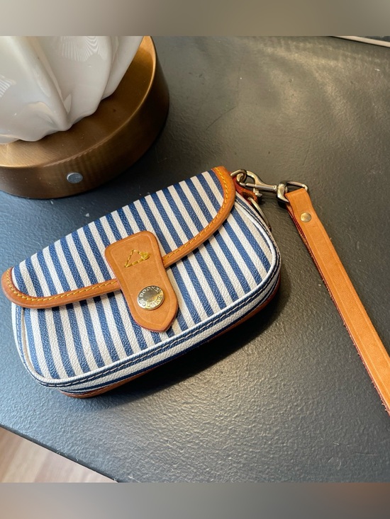 Dooney & Bourke Handbags - Dooney & Bourke striped Wristlet